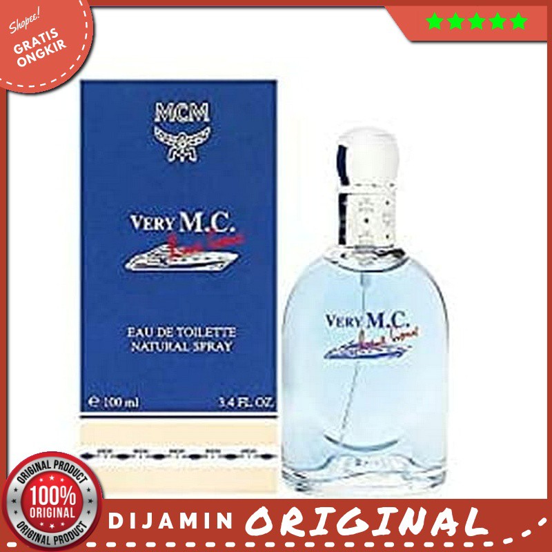 Parfum Original Mcm Very Mc M Edt 100Ml Pria Laki Laki Asli Ori Wangi Tahan Lama