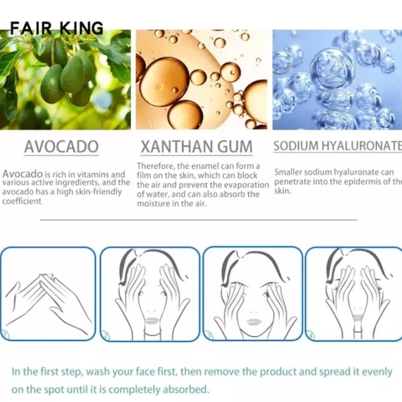 FAIR KING EFFECTIVE FRECKLE CREAM REMOVE DARK SPOT WHITENING CREAM FADE ACNE MELASMA-ANTI AGING SKIN LIGHTENING- CREAM PEMUTIH-KRIM PEMUTIH-WAJAH GLOWING KRIM-CREAM PENGHILANG FLEK-WAJAH CREAM SIANG MALAM-CREAM WAJAH GLOWING-20ml