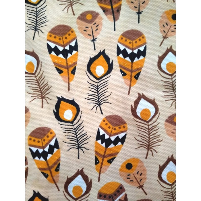 TOTE BAG WANITA TOTEBAG PRIA CANVAS MOTIF GOOD QUALITY WITH RESLETING KODE - 045