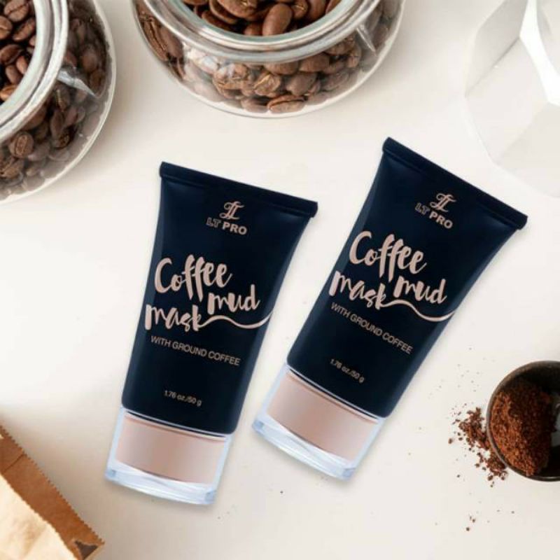 LT PRO COFFEE MUD MASK 50GR / Masker Wajah Kopi