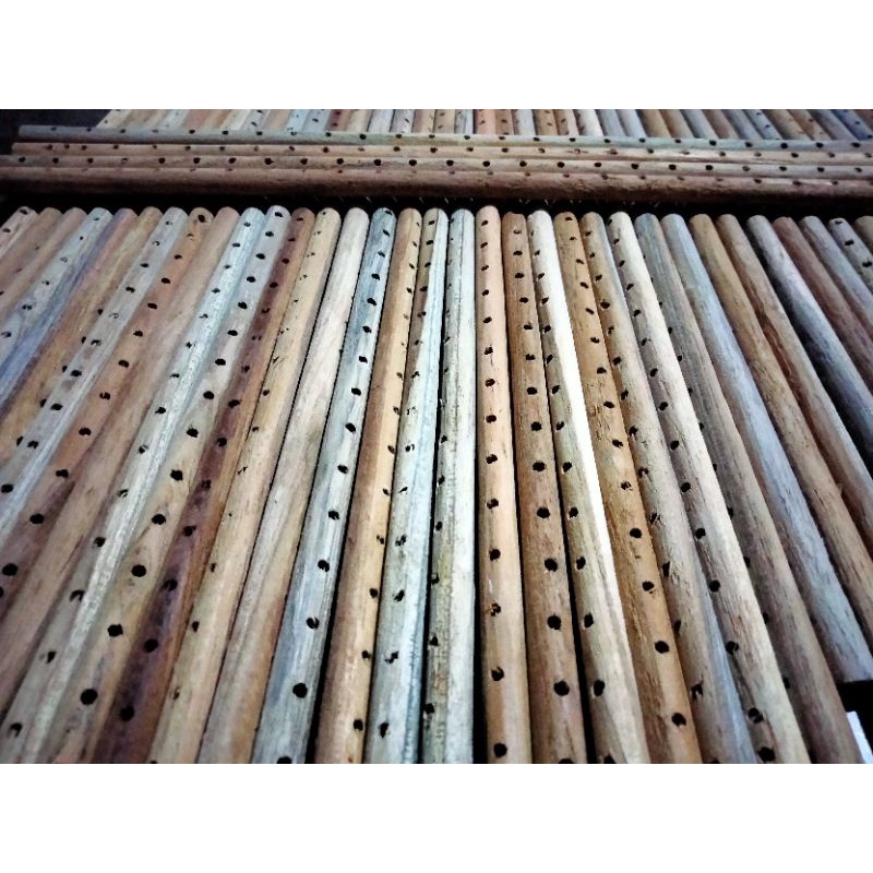 sabuk sangkar burung isi 25pcs bulat diameter 8mm panjang 45cm