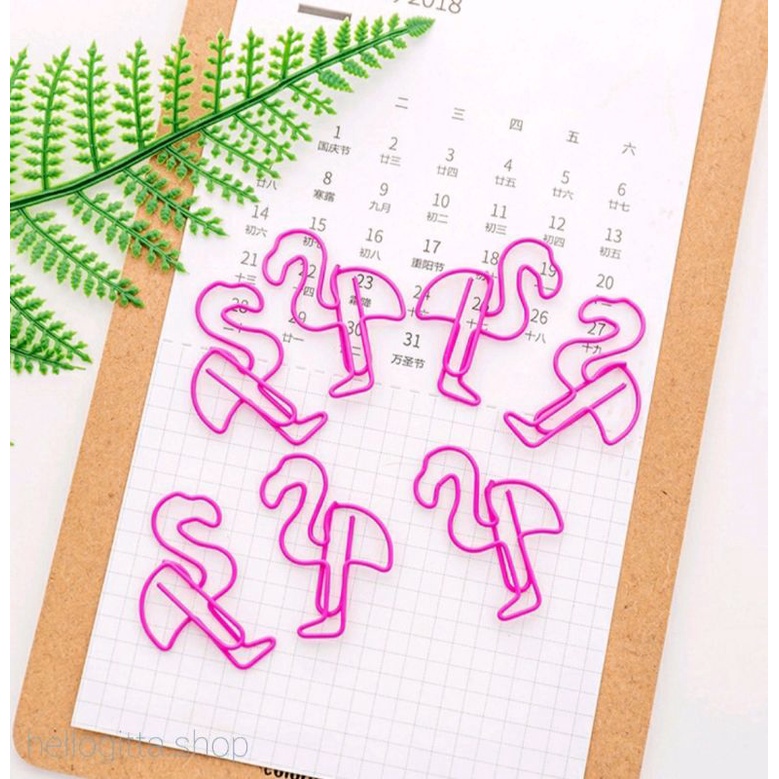 

PAPER CLIPS - FLAMINGO/KLIP KERTAS - FLAMINGO