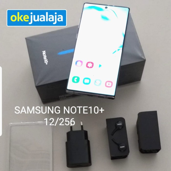 Samsung Note 10+ 12/256 Aura white,second, Grade A,Ex Display