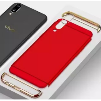 Casing Case Vivo V11 / V11I / V11 Fingerprint 3 in 1 Chrome Case