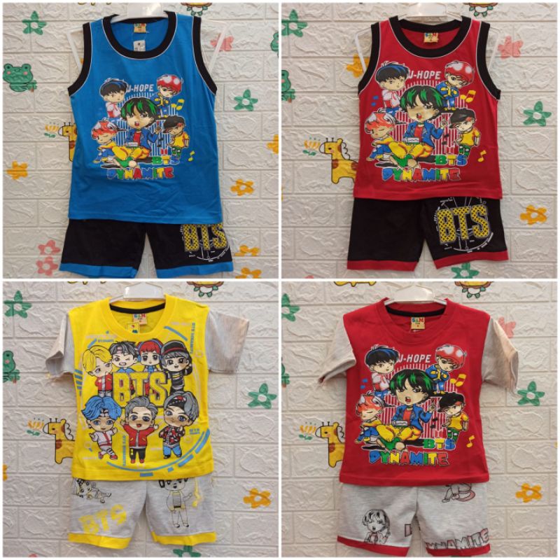 Setelan anak bts / baju kpop / dynamite bts