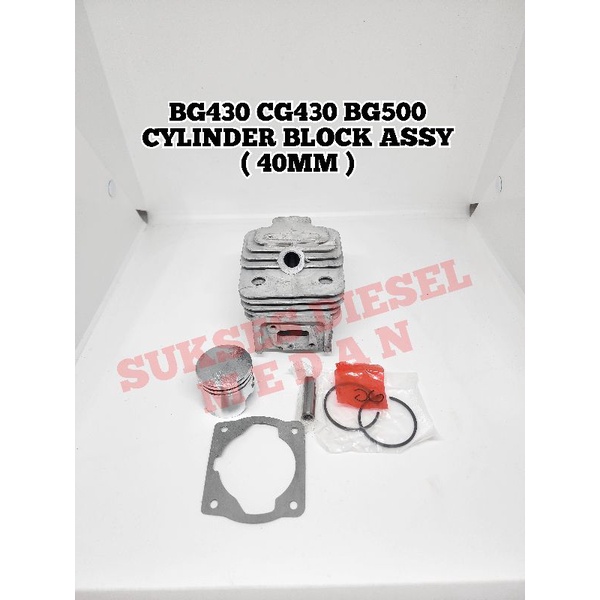 BG430 CG430 BG500 TL43 CYLINDER BLOCK ASSY BLOK BORINGAN KOMPLIT MESIN POTONG RUMPUT KRISBOW FIRMAN 