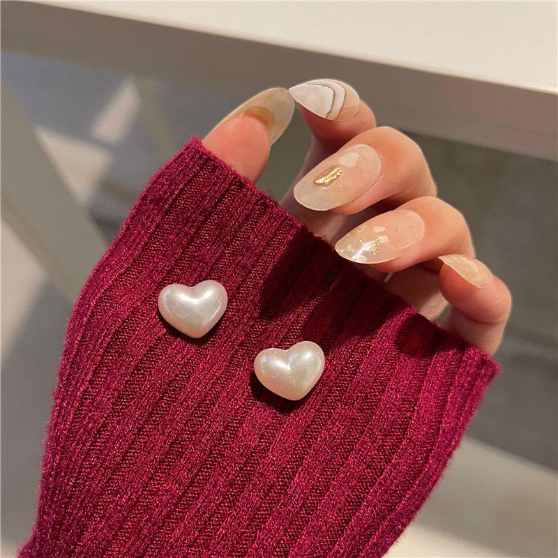 COD Anting tusuk bentuk hati love heart / anting wanita gaya korea
