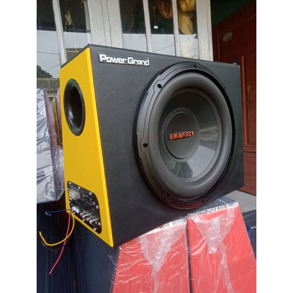 New SUBWOOFER AKTIF 12 INC EMBASSY/BASTUBE COCOK BUAT SEGALA JENIS MOBIL