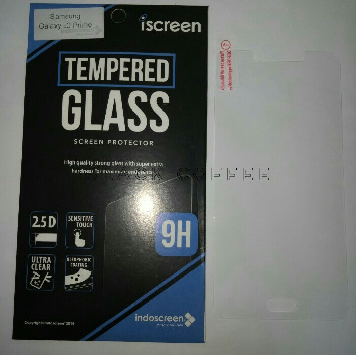 Tempered glass samsung J2 prime tempered glass iScreen bening