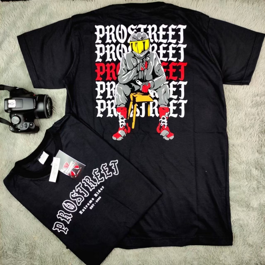 Kaos Prostreet Racing New Arrival Trend / Kaos Brand Lokal / T shirt Motor Keren