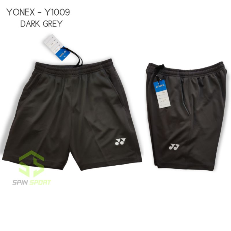 [Y1009 Dark Grey] Celana Pendek Bulutangkis Badminton Yonex Import Premium Kolor Sport Olahraga 1009