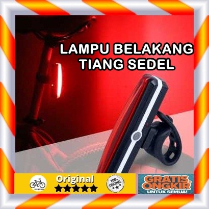 Lampu Sepeda Gunung Polygon MTB LED Recharge RPL2266 TaffLED