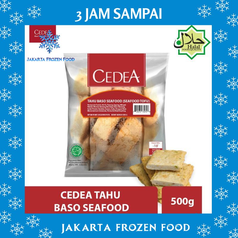 

CEDEA Tahu Baso Seafood Tofu 500gr