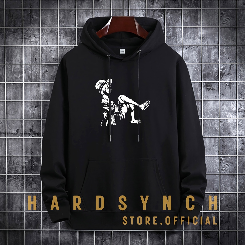 Sweater Hoodie One Piece Unisex ( Pria &amp; Wanita ) Premium Quality S-XXL Cotton Fleece / Sweater Korean Style / Sweater Hoodie / Sweater Polos / Sweater Wanita / Sweater Pria / Sweater Hoodie Distro Original / ( ANIME 10 )