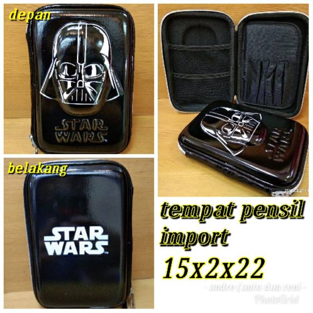 

TEMPAT PENSIL IMPOR Hardcasr star wars