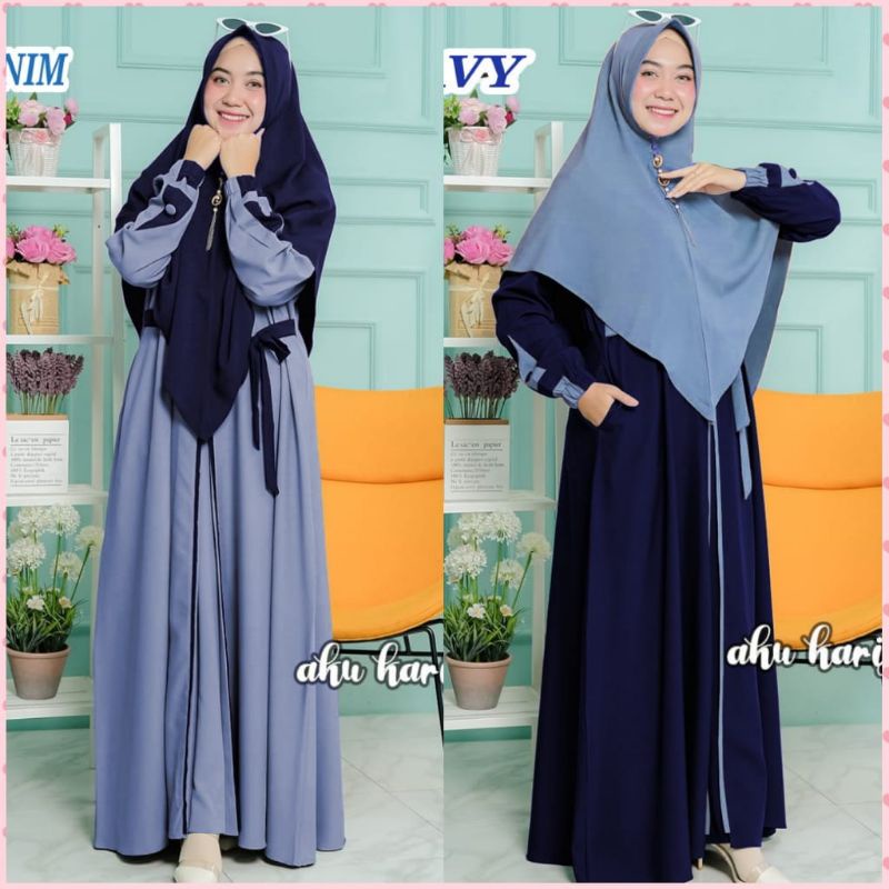 READY HANIZA SET SYAR'I AKU KARISSA//GAMIS BEST SELLER-1