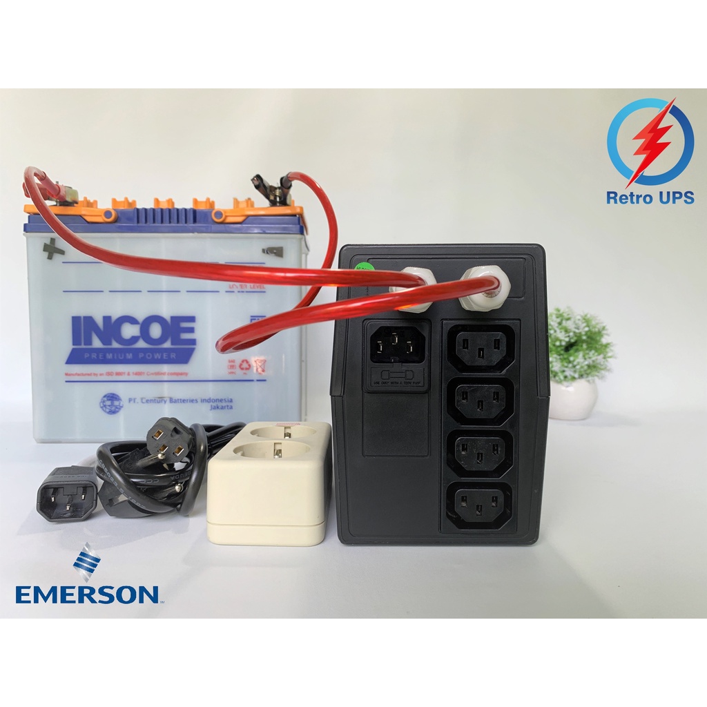 UPS Modifikasi Aki External Emerson Liebert PSA-600 BX 600VA 12V