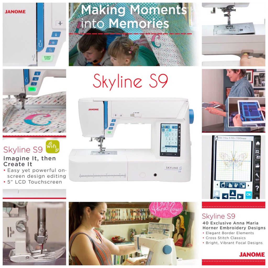 promo mesin jahit dan bordir komputer janome skyline S9