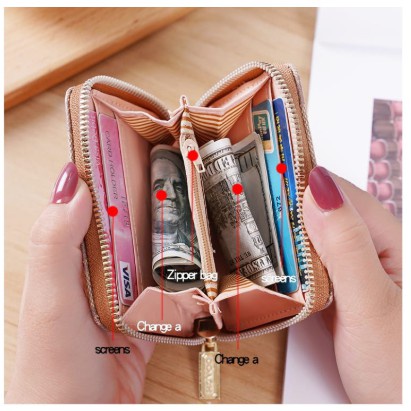 Alibaba1688 Dompet Wanita Korean Fashion Trendy Fashion Wallet 11352