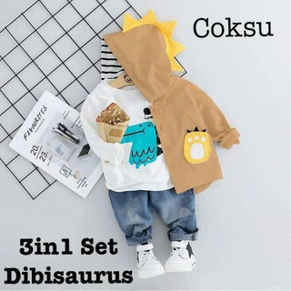  Baju  Setelan Anak  Laki  Perempuan Set Cowok Cewek Unisex 