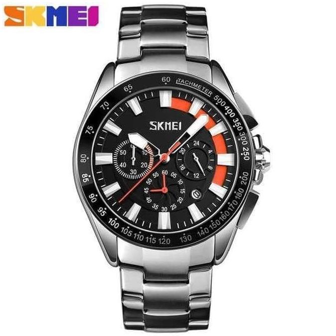 Jam Skmei 9167 original chronograph free box karton skmei