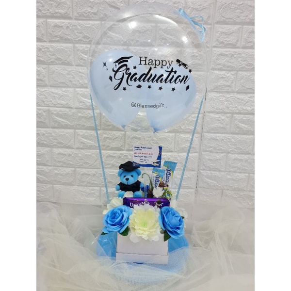 

Bucket Balon Graduation *Blue*