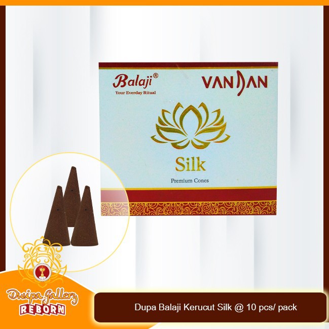 Dupa hio wangi harum balaji kerucut tumpeng Silk @ 10 pcs/ pack