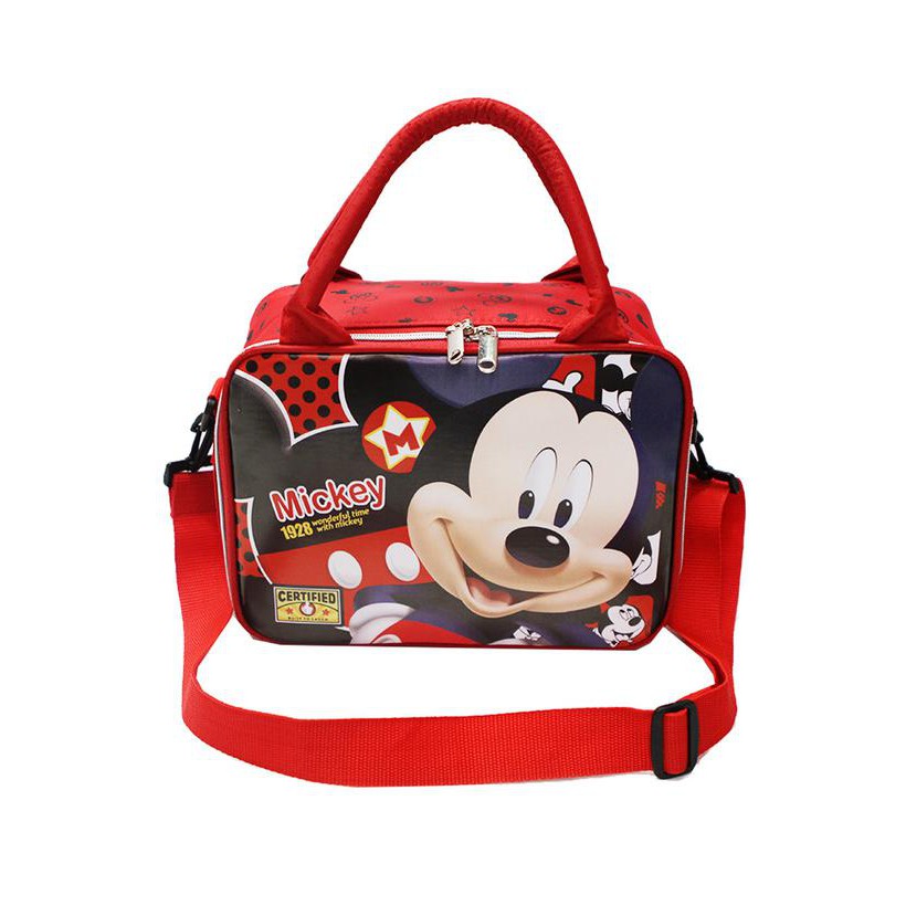 Tas Travel Tas Travel Mini Jinjing Ada Tali Selempang Karakter Mickey Mouse Travel Karakter Anak &