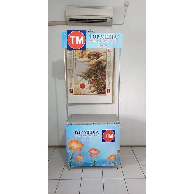 

Event Desk / Meja Promosi Aluminium ( Tanpa Cetakan )