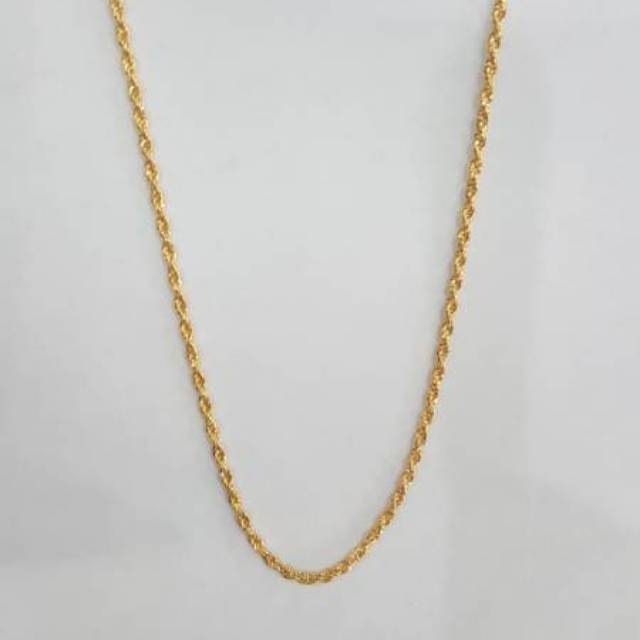 Kalung Korea Chain Emas asli Kadar 700 berat 1.5 gram