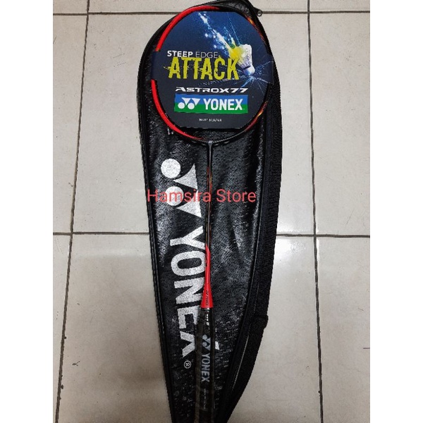 RAKET BADMINTON YONEX ASTROX 77 NEW COLOUR SHINE RED ORIGINAL