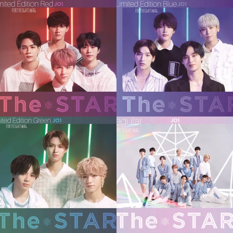 Pelunasan Album JO1 - THE STAR Red & Green