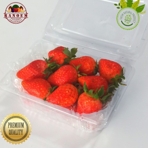 

buah strawberry fresh murah / 1box
