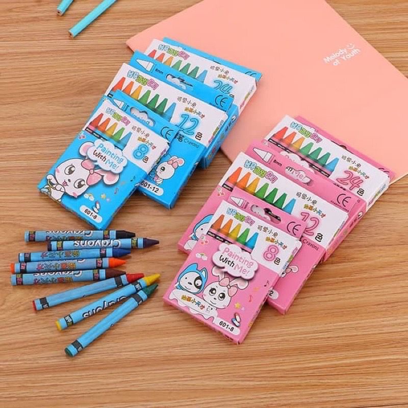 

Crayon Set Mewarnai - Pensil Warna Anak MURAH - Crayon Murah READY