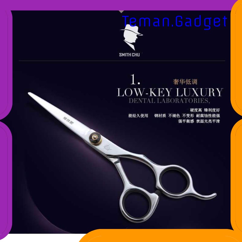 TG-FE220 BIUTTE.CO SET GUNTING RAMBUT SASAK &amp; FLAT HAIRDRESSING SCISSORS - XK10