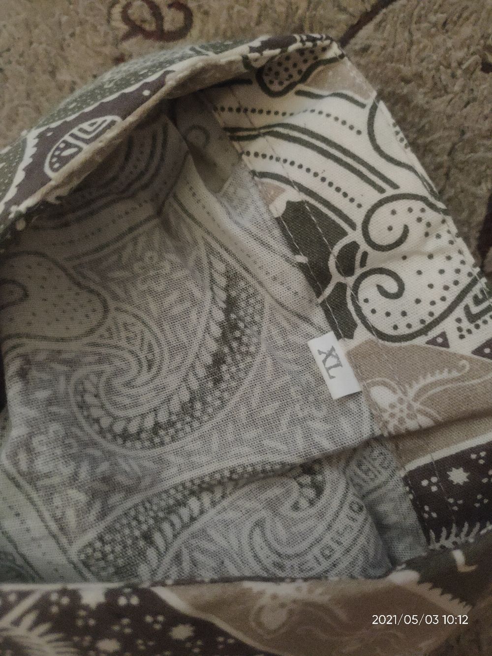 Batik Couple  Keluarga Modern -  Batik Set Ori Ndoro Jowi Silver Size M-5l Jumbo -batik Pekalongan