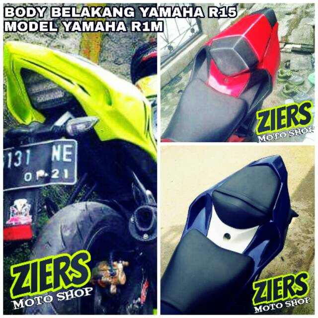 body belakang yamaha R15 model yamaha R1 M