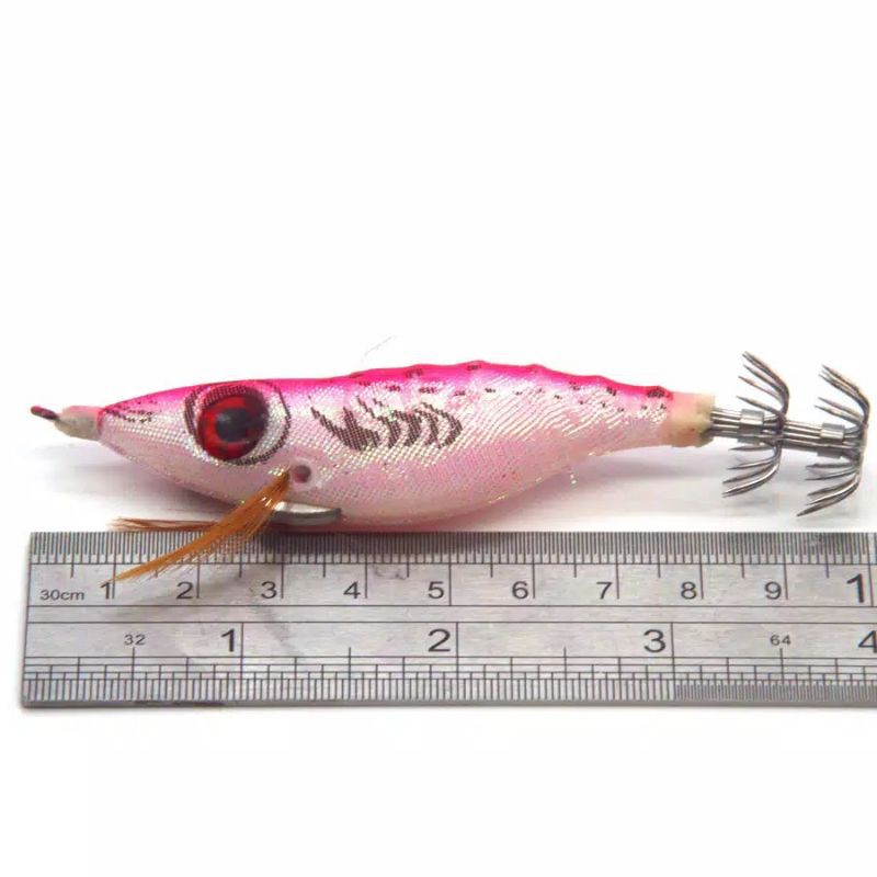 1 pcs squid jig bercahaya 8 cm