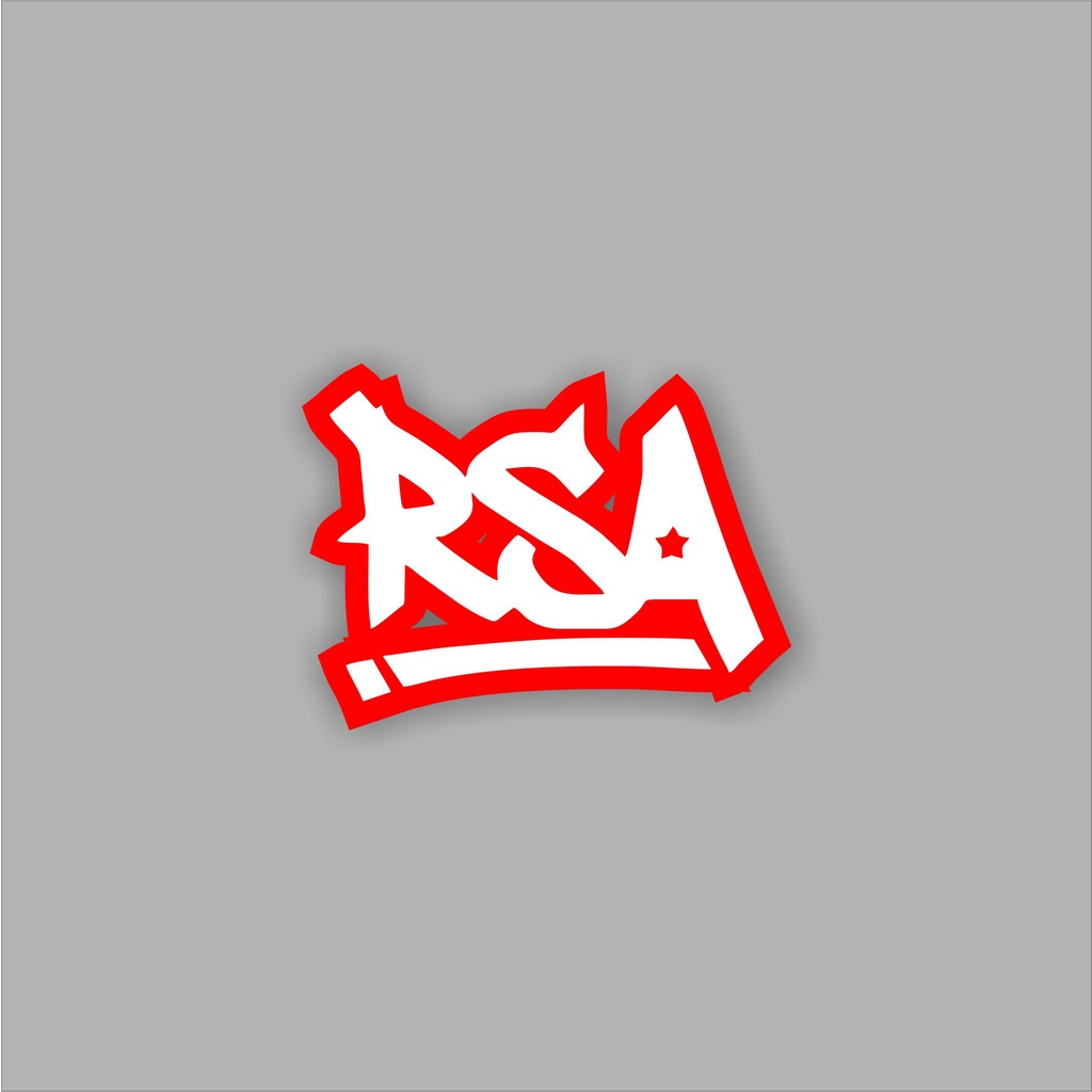 

Stiker brand stiker distro RSA bahan graftac anti air