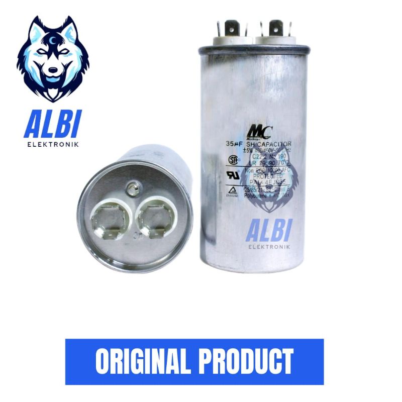 kapasitor AC panasonic original 1pk 30 uf