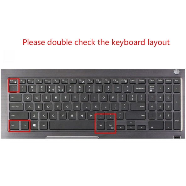 Cover Keyboard Silikon Ultra Tipis Lembut Untuk Inspiron Dell 15 3000 Ins 15 &quot;-3567