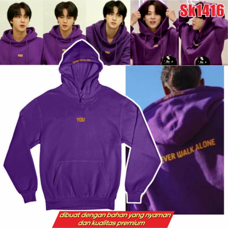 [READY] BTS JIMIN JIN HOODIE YOU NEVER WALK ALONE // HOODIE JIMIN YOU NEVER WALK ALONE // HOODIE BTS
