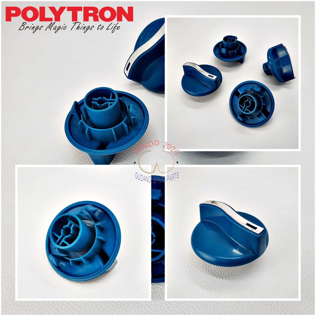 KNOP POLYTRON HIJAU ORIGINAL | KNOB PEMUTAR TOMBOL TIMER POLYTRON MESIN CUCI