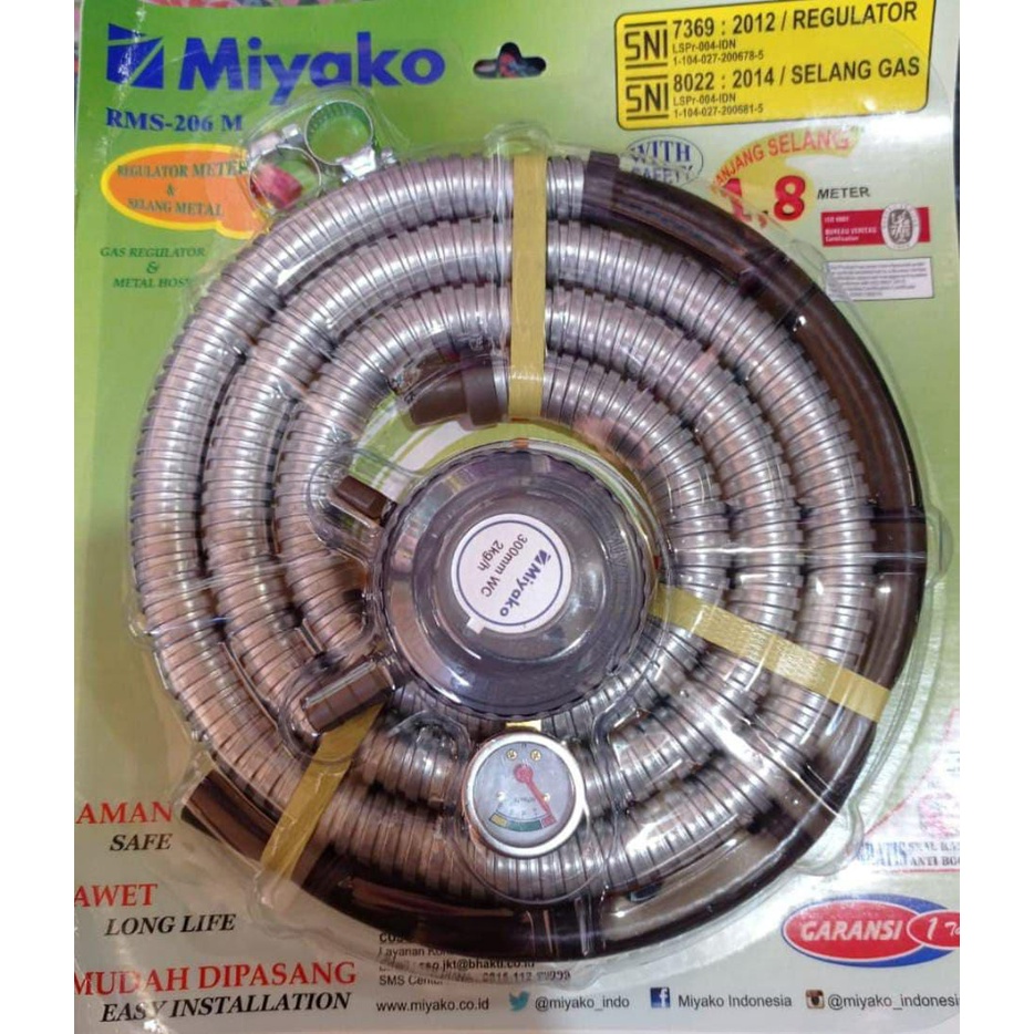 Miyako RMS 206 M/REGULATOR MIYAKO/REGULATOR GAS