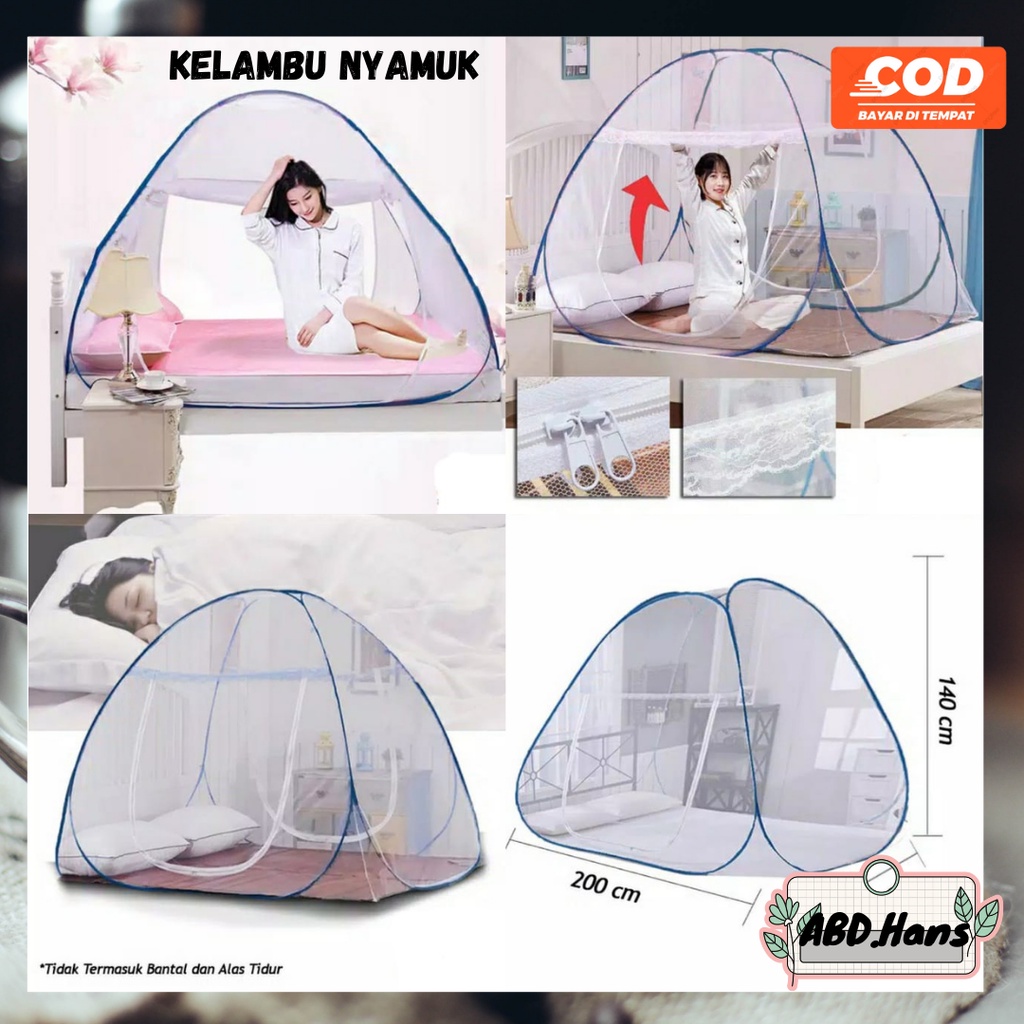 (ABD) Peralatan Rumah Tangga Selambu Kelambu klambu Nyamuk jumbo kotak bayi tenda tidur / peralatan 