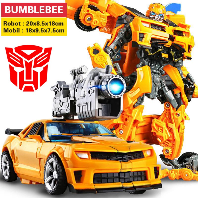 Robot Transformer Optimus Primer &amp; Bumbblebee mainan anak Figur