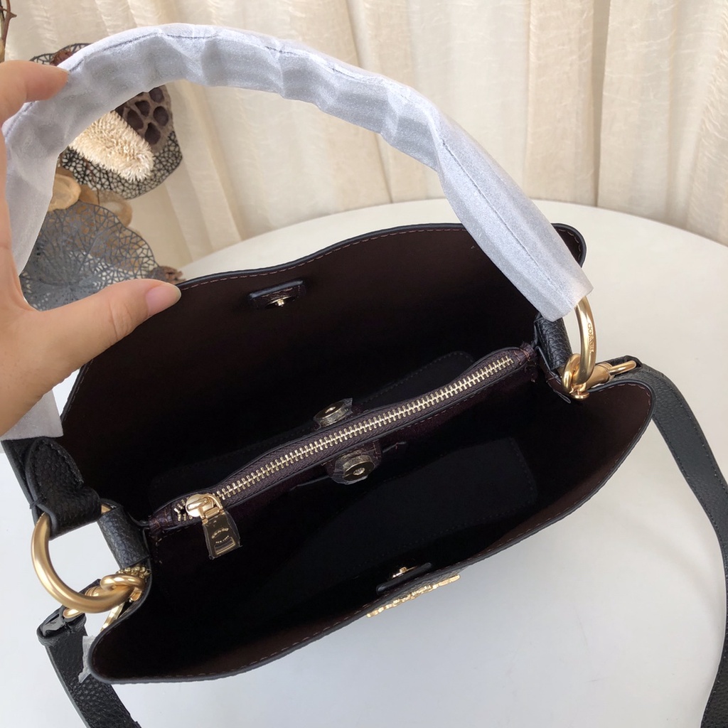 (grab) 91512 91122 5787 236 coach 27cm size Multifunctional Town Bucket Bag Turnlock Shoulder Bag