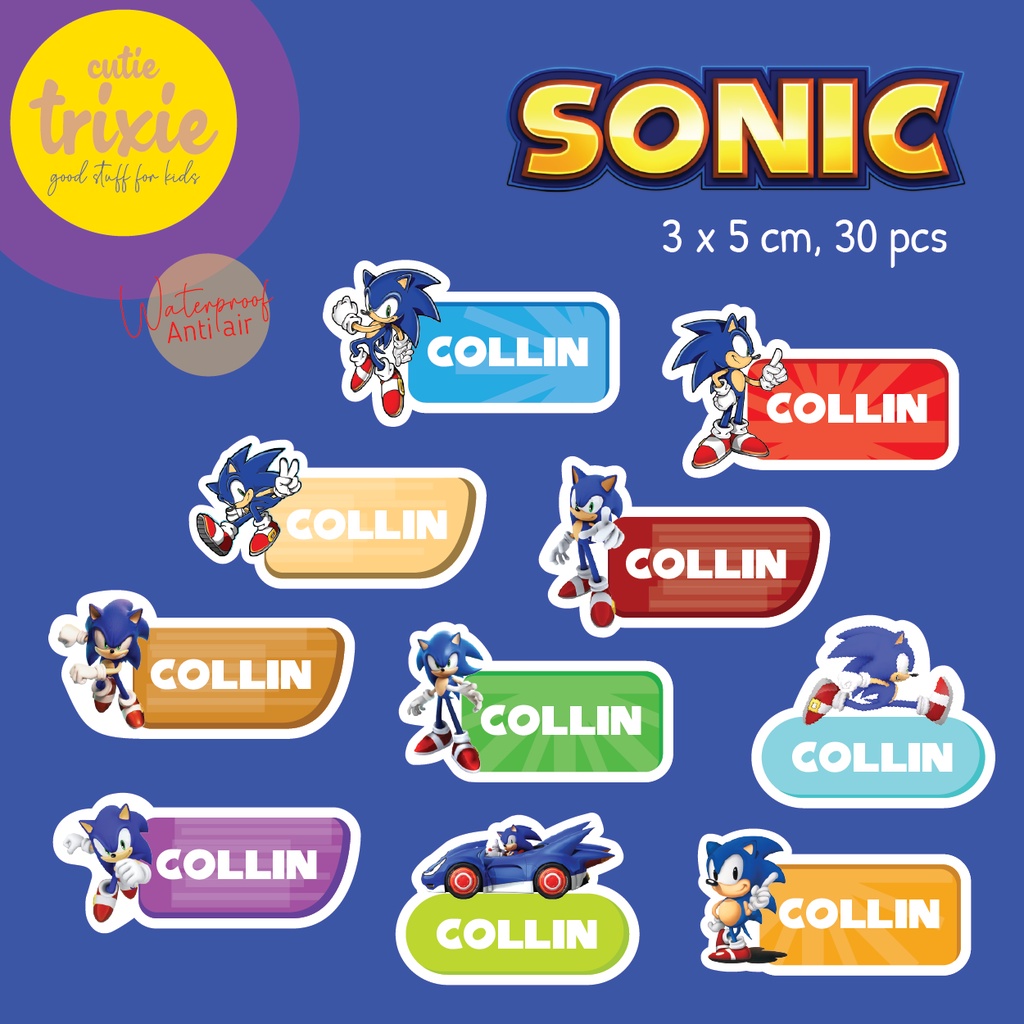 

Label Nama Waterproof Sonic