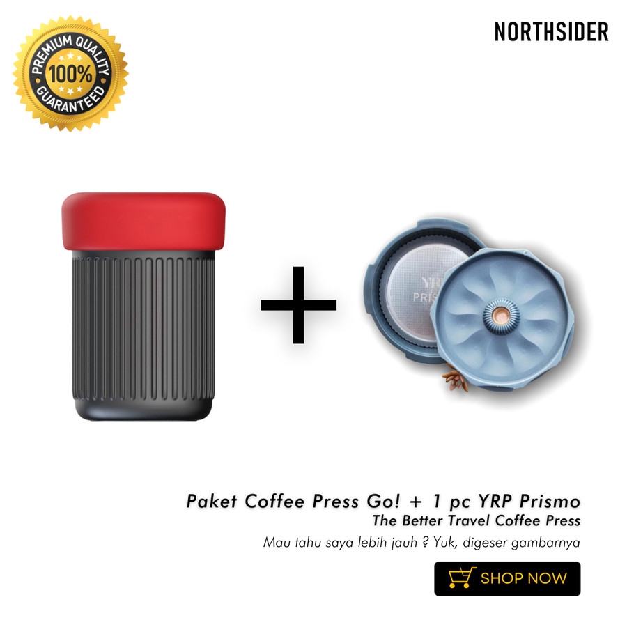 PAKET AEROPRESS GO + YRP PRISMO | aeropress ALAT KOPI  COFFEE MAKER