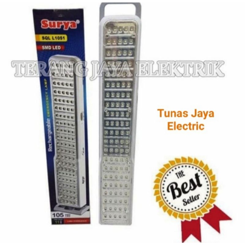 Lampu Emergency LED Besar SQL-1051 SURYA (AUTO ON)